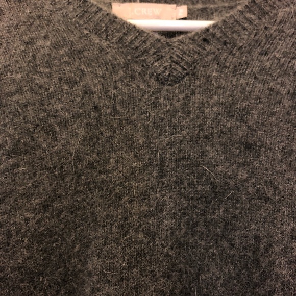 J.Crew Angora / Wool V-Neck Sweater - Picture 2 of 3